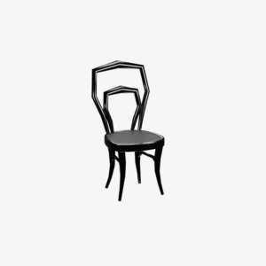 Black 3D Chair Model