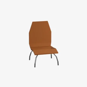 Cartoon Style Low Poly Chair 3D Model