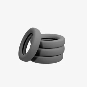 Cartoon Style 3D Set of Tyres